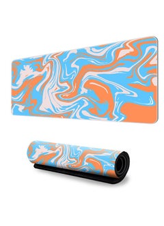 light blue/orange
