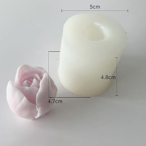 ESEDAGE 2 Pack Tulip Mold Tulip Resin Candle Mold - Silicone 3D Molds for Candy & Home Decor - Resin Casting & Making Molds - Image 4