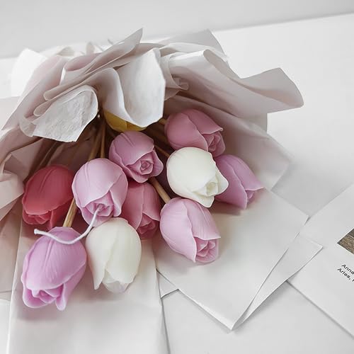 ESEDAGE 2 Pack Tulip Mold Tulip Resin Candle Mold - Silicone 3D Molds for Candy & Home Decor - Resin Casting & Making Molds - Image 2