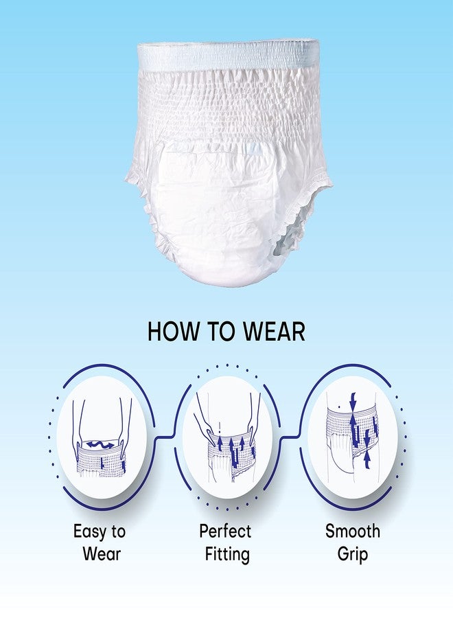 Lyficare Classic Adult Diaper Extra Large Size (XL) - 20 Units (Pack of 2) | Unisex Diapers Pants | Waist (90-125 cm) | Wetness Indicator, Super absorb, 360° Protection & 0% Leakage | For Men & Women - Image 3