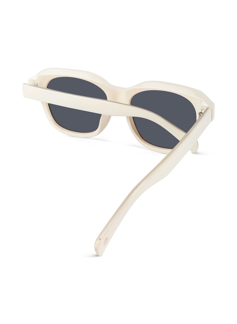 Woggles Red Pappy Rayvion Cream Square Sunglasses  - Image 4