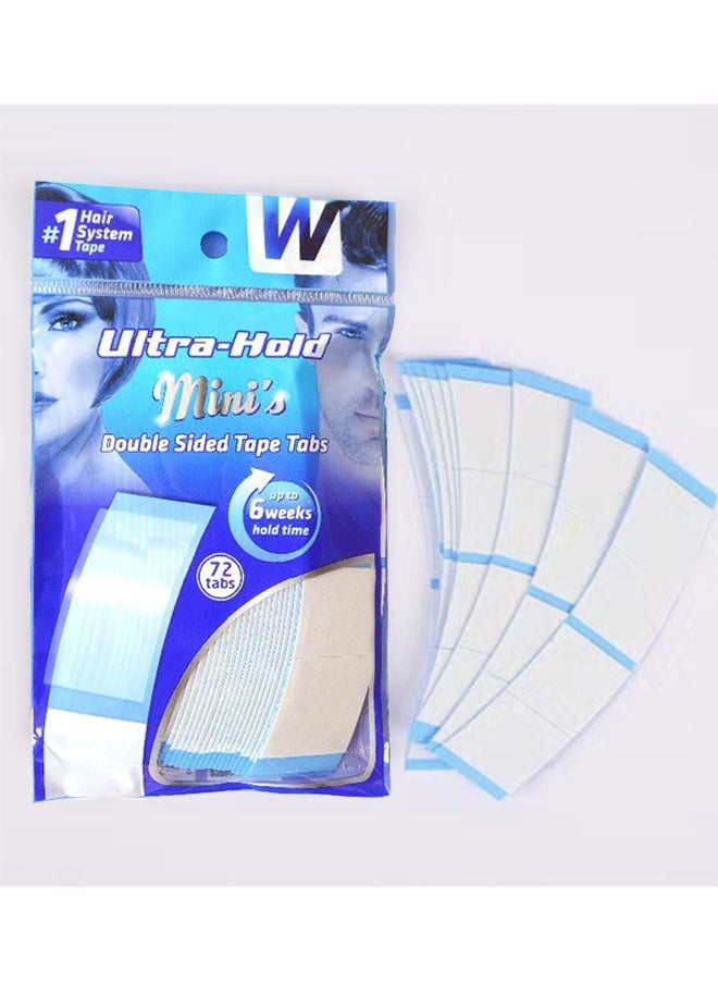 Walker Tape 72 Tabs Ultra Hold Mini Tape Walker Tape, Double Sided Adhesive Tape for Lace Wigs and Wigs, Strong Hold  - Image 1