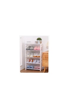 Spaceshoop Assembled Simple Household Plastic Multilayer Mini Shoe Rack  - Image 2
