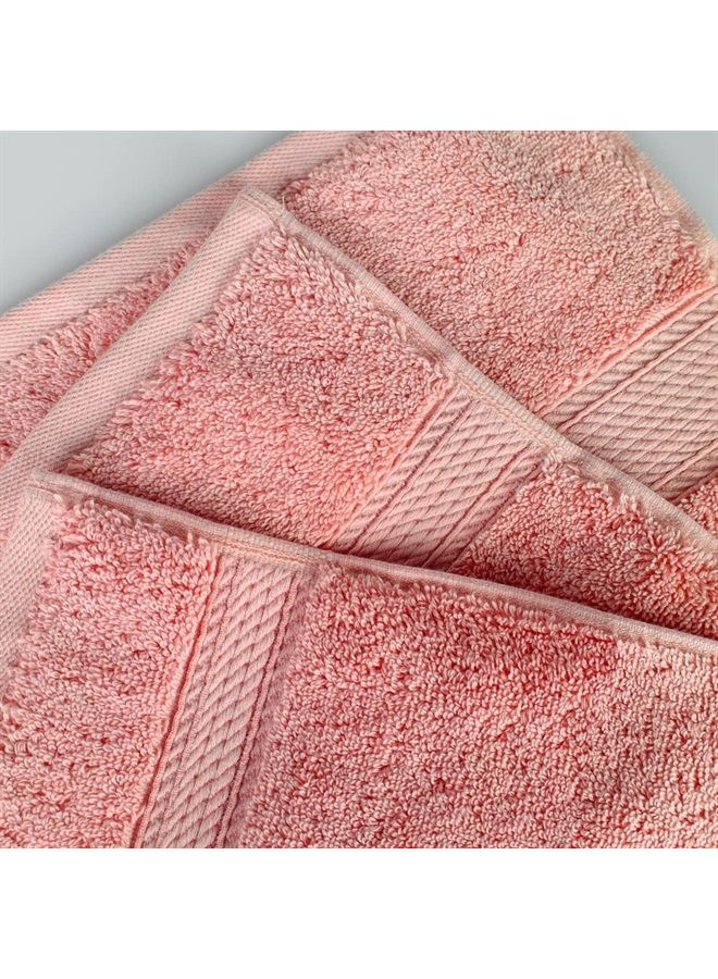 Superior مجموعة مناشف الوجه Superior Madison TS، عبوة من 6 قطع، لون الشاي الوردي، 6 قطع - Image 5