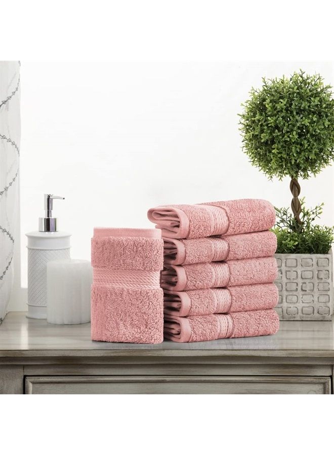 Superior مجموعة مناشف الوجه Superior Madison TS، عبوة من 6 قطع، لون الشاي الوردي، 6 قطع - Image 2