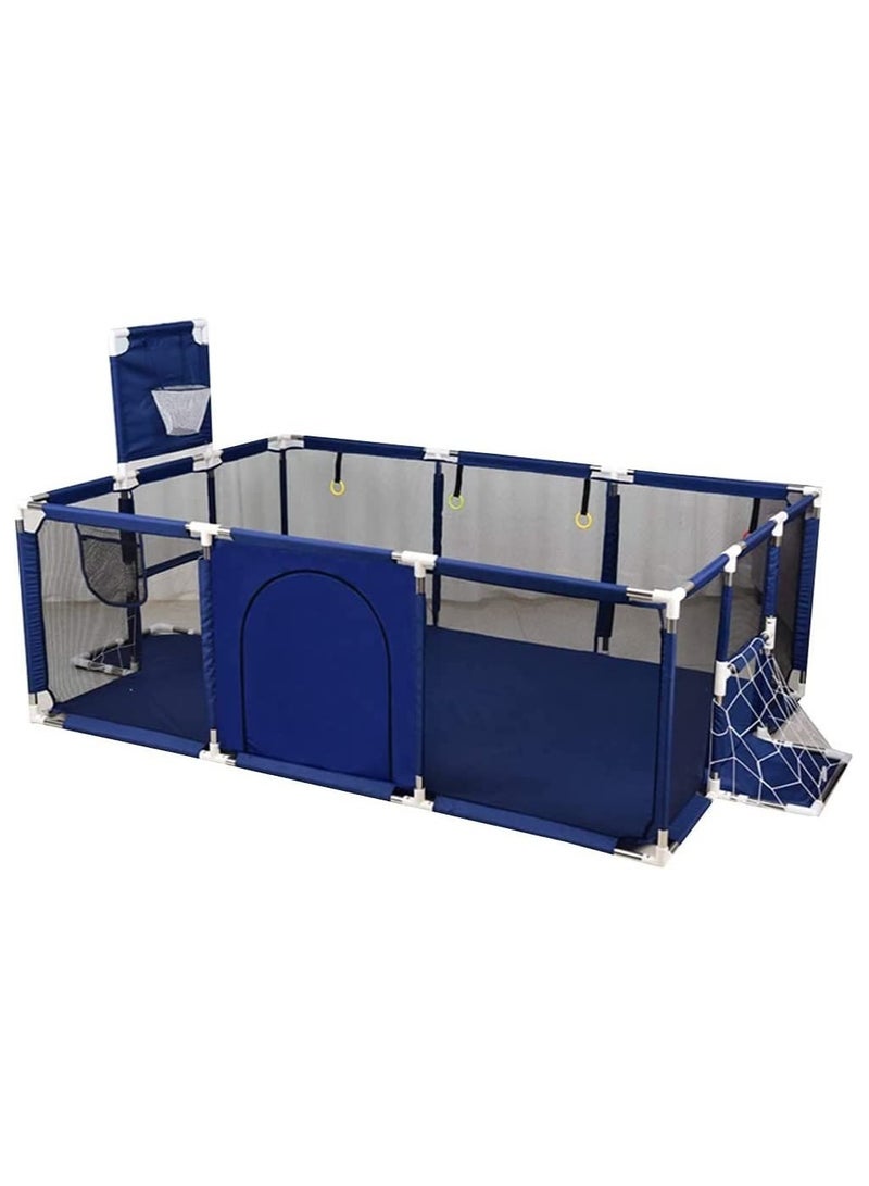 Goods Reef Baby Playpen, Cloth game fence children's tent baby toddler baby safety explosion toy ball pool blue  - Image 2