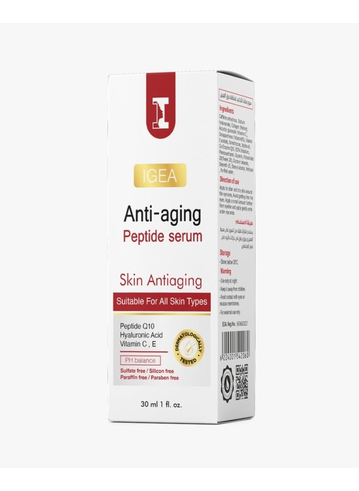 IGEA PHARMA - Anti-Aging Peptide Serum | 30 ML | Skin Renewal Wrinkle & Fine Line Reduction - Image 1
