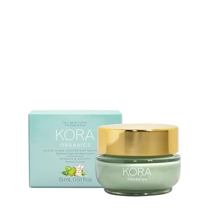 KORA Organics Active Algae Lightweight Moisturizer, Hydrate and Soothe, Certified Organic, Cruelty Free, 0.51 fl oz - Image 5