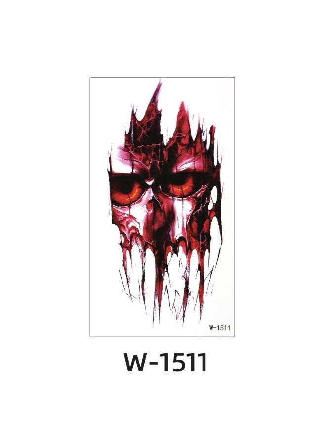 NIBEMINENT Halloween Waterproof Temporary Tattoos