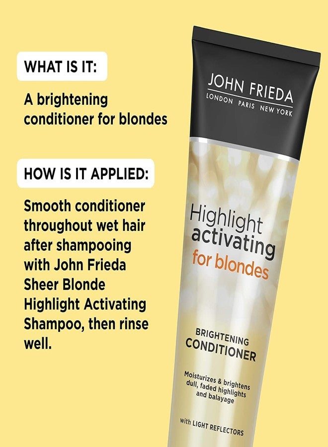 John Frieda Sheer Blonde Glistering Perfect Conditioner Platinum To Champagne - 8.45 Oz ( Pack of 6 ) - Image 4