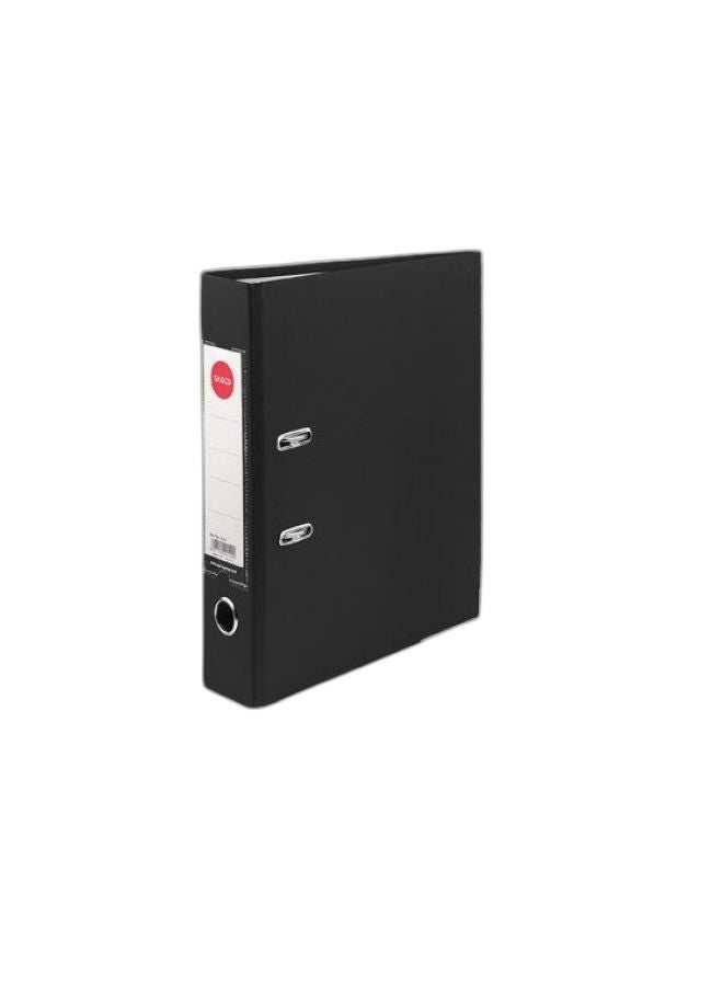 Sasco Sasco Box File, Steel Rings, 8cm, Black - 1 File