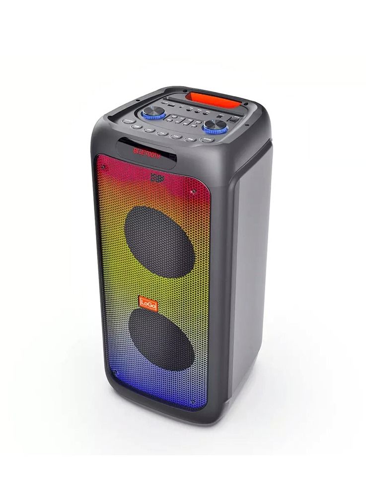 Loud Bluetooth Speaker 70W with Double Subwoofer Heavy Bass Party Speaker with Powerful Sound Full Screen Colorful Lights 24H Playtime AUX USB Playback Portable Speaker for Outdoor Home Party - Image 5