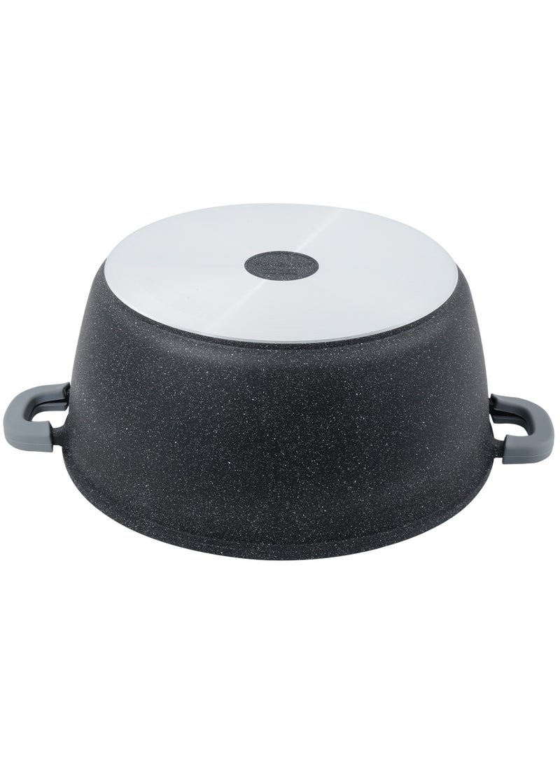 Homeway Premium 32cm Die Cast Aluminum Marble Casserole – Perfect for Large Meals,Long-Lasting & Scratch Resistant - Image 5