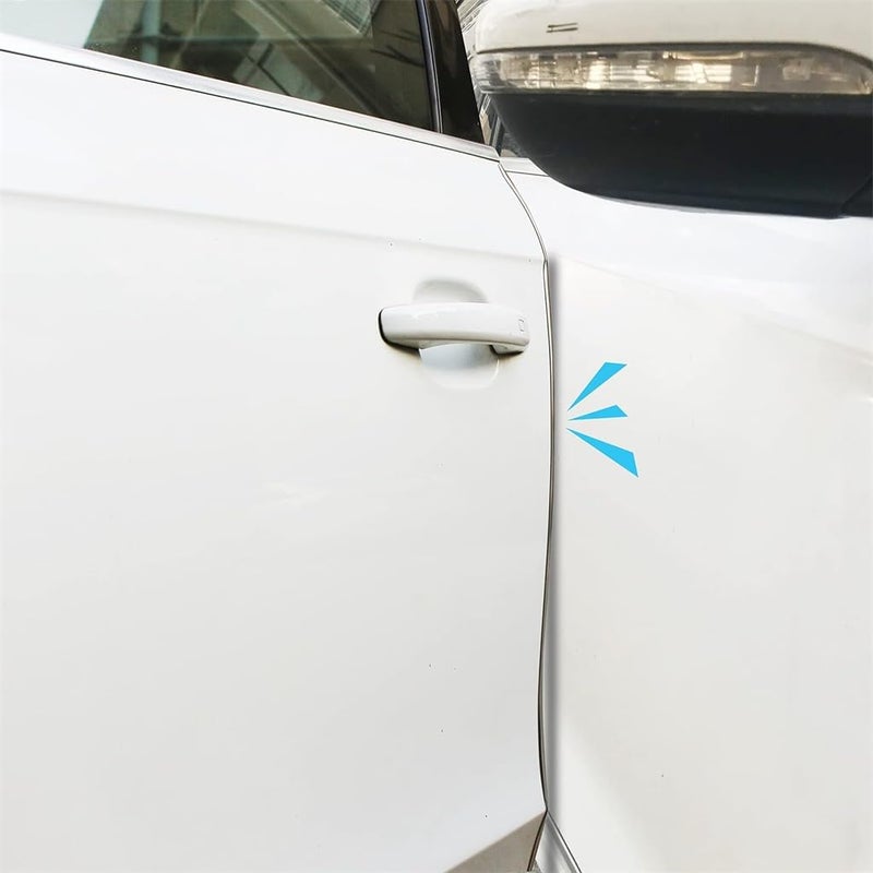 Azonee Car Door Edge Guards Chrome, Universal U Shape Moulding Trim Strip Automotive Guard Door Protector Edge Guard Decorative for Sedans, Trucks, SUV, ATV, Silver, 16FT - Image 4