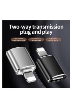ELONSEY ELONSEY Portable Lightning to USB 3.0 Adapter, iPhone to USB Female Connector OTG Compatible with all iPhones / iPad / USB Flash Drive / Card Reader / Camera  - Image 3