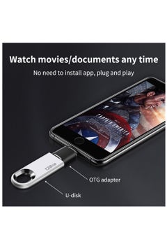 ELONSEY ELONSEY Portable Lightning to USB 3.0 Adapter, iPhone to USB Female Connector OTG Compatible with all iPhones / iPad / USB Flash Drive / Card Reader / Camera  - Image 2