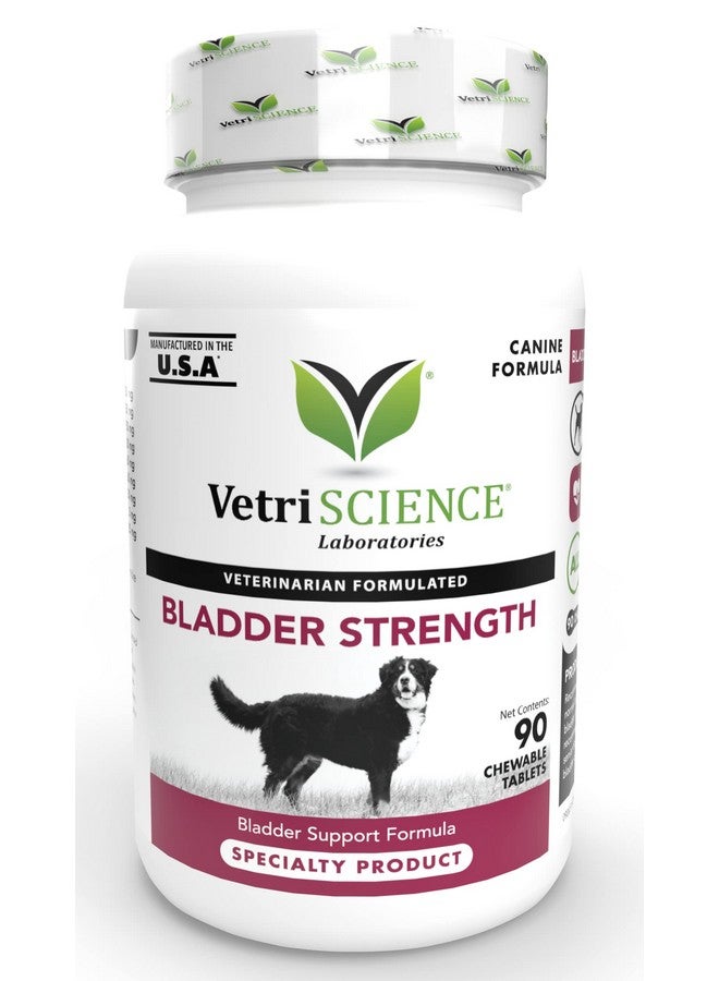 VetriScience Laboratories Bladder Strength Dog Uti Treatment, 90 Tablets  Vet Recommended Bladder Supplement, Urinary Tract Health, Bladder Control, Prevent Bladder Crystals And Stones - Image 1