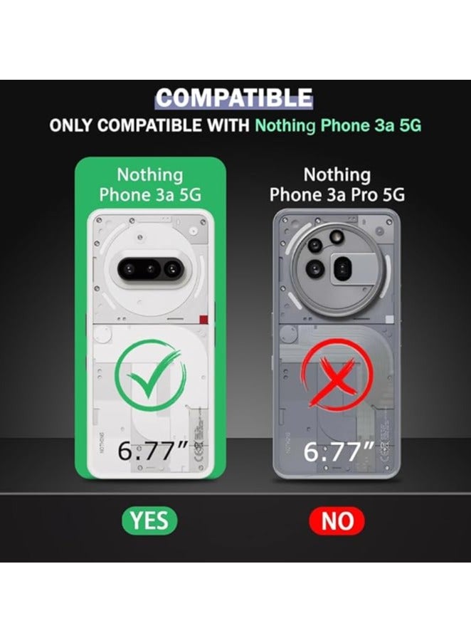 DUSALA Case for Nothing Phone (3a) Clear Back Cover Case Ultra Clear Best Camera Protection Anti-Slip Grip Slim & Protective Back Case Cover for Nothing Phone 3a 5G 2025 Bumber Case - Image 2