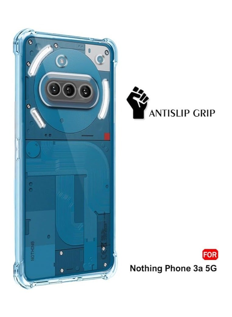 DUSALA Case for Nothing Phone (3a) Clear Back Cover Case Ultra Clear Best Camera Protection Anti-Slip Grip Slim & Protective Back Case Cover for Nothing Phone 3a 5G 2025 Bumber Case - Image 3