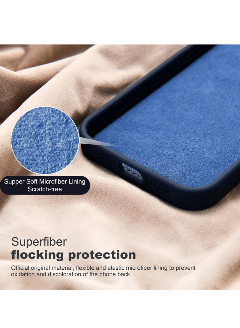 Eligo - iPhone 16 Pro Max MagSafe Case with Magnetic Invisible Stand,【Full Shockproof Protection】Silicone Phone Cover with Kickstand for Apple 16 Pro Max (Navy Blue) - Image 1