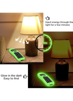 VKL جراب سيليكون لجهاز التحكم عن بعد LG AN-MR21GA / AN-MR21GC 2021 [مقاوم للصدمات] جراب واقٍ مضاد للانزلاق لجهاز التحكم عن بعد السحري LG MR22GA MR22GN MR23GA MR24GN جراب واقٍ (أخضر متوهج)  - Image 5