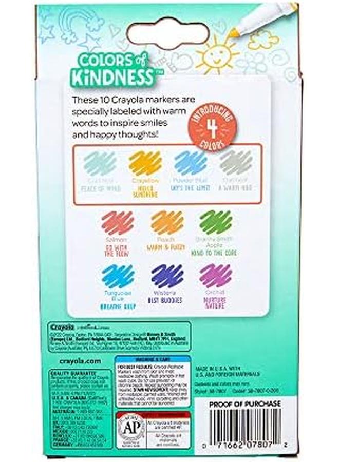 كرايولا مجموعة ألوان من أقلام التحديد القابلة للغسل، 10 قطع، متعددة الألوان - Image 3