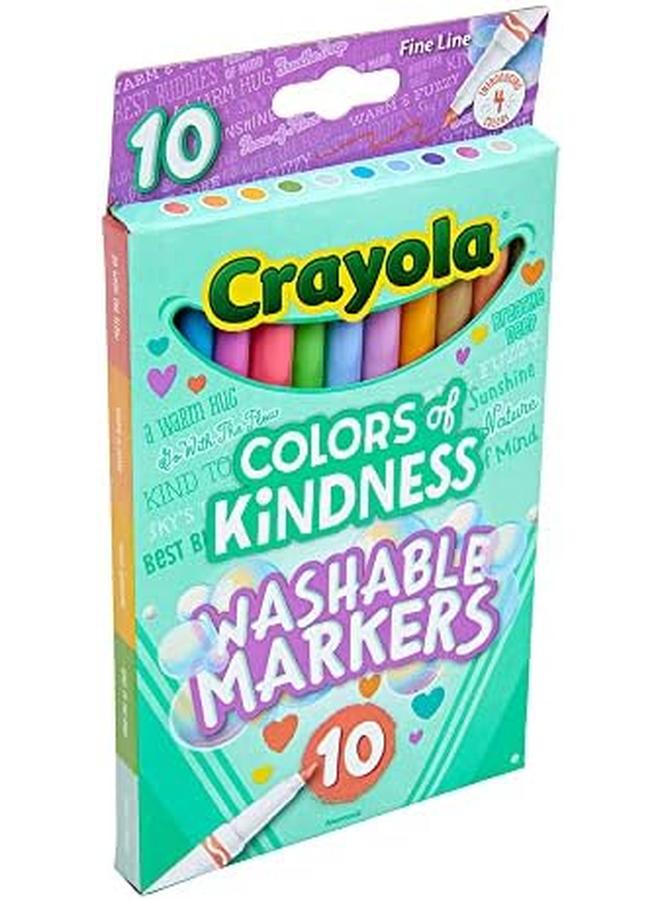 كرايولا مجموعة ألوان من أقلام التحديد القابلة للغسل، 10 قطع، متعددة الألوان - Image 2