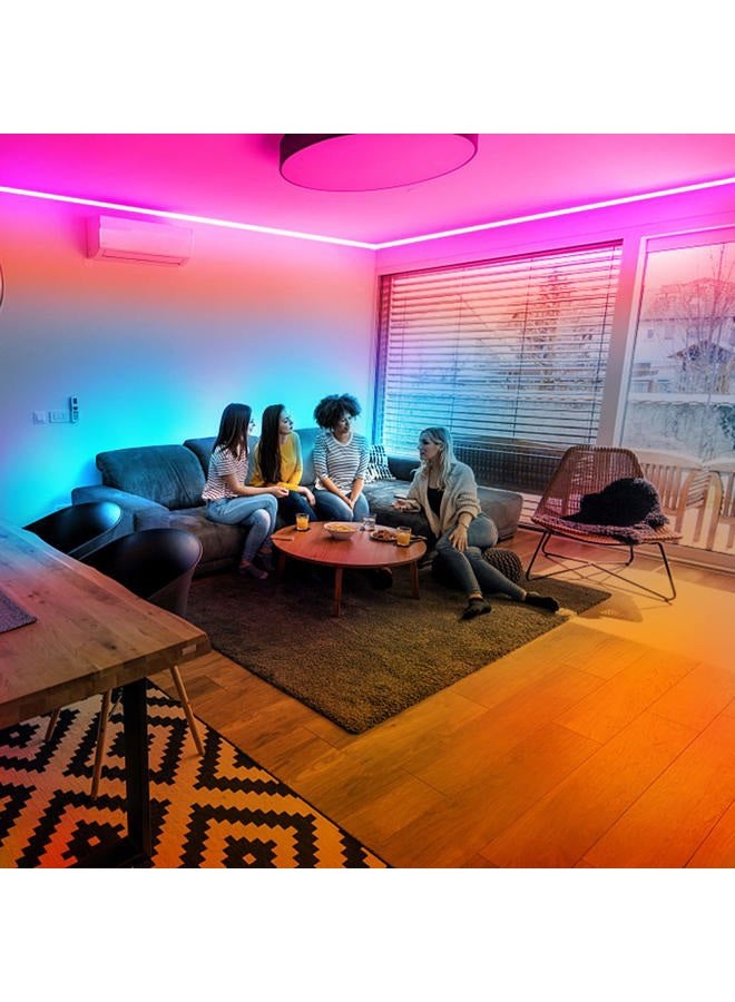 DAYBETTER Smart Led Lights 50 ft, 5050 RGB Led Strip Lights Kits with 24 Keys Remote, App Control Timer Schedule Led Music Strip Lights - Image 5