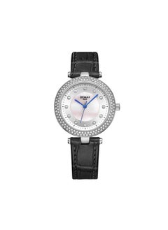 GEMAX 2108-CP-B1-DW, Quartz Watches for women,Leather Strap  - Image 1