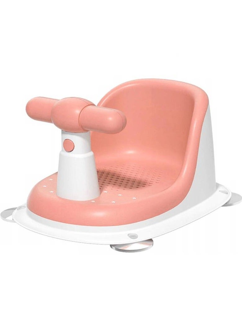 كرسي حمام الطفل حمام البراز يمكن الجلوس على مقعد حوض استحمام الطفل قوس عدم الانزلاق حمام البراز لسلامة الطفل - Image 2