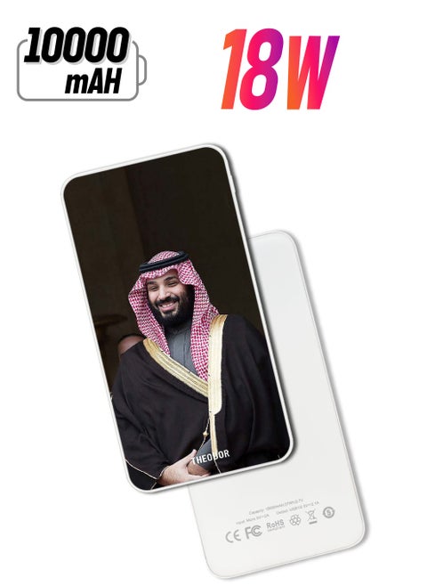 10,000 mAh Super Fast Charging Ultra Compact Power Bank with Quick Charge & Power Delivery, Portable Charger For iPhone and Android Sheikh Salman