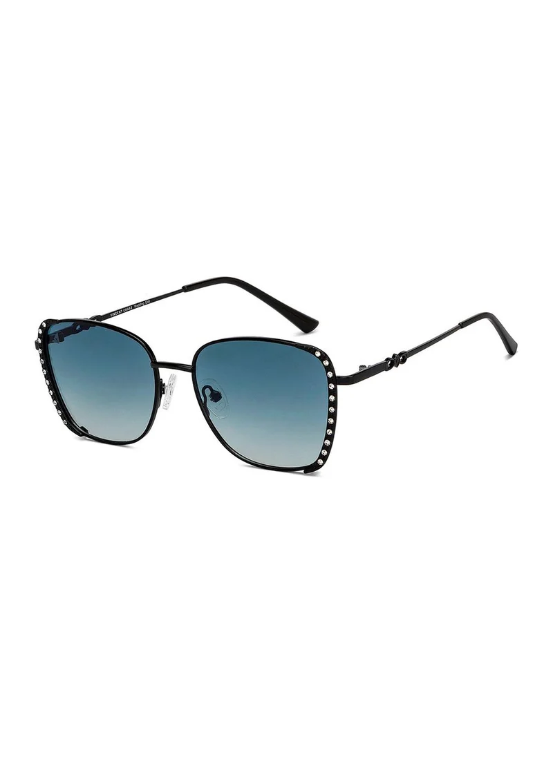 فينسينت تشيس Women's Polarized Rectangular Sunglasses VC S16463