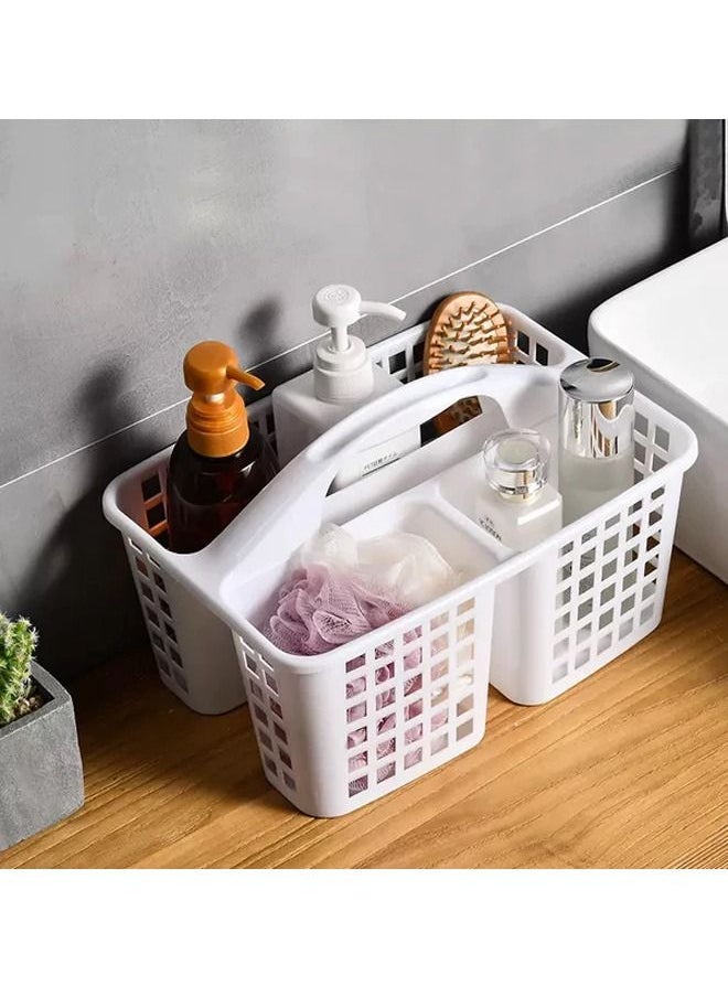 Generic - Portable bathroom basket portable bathroom basket bathroom storage basket toiletries bathroom dormitory storage box - Image 1