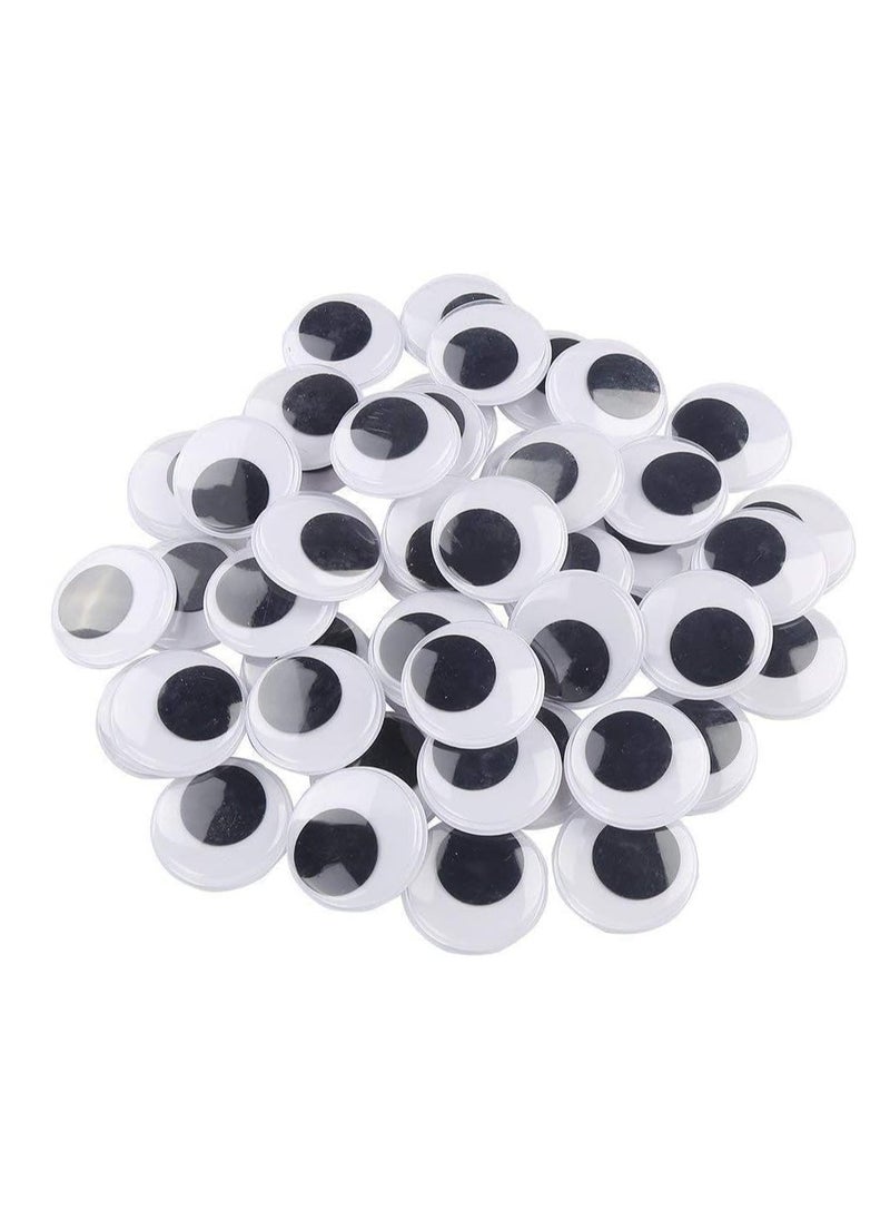 ECVV 1400pcs Round Wiggle Googly Eyes with Adhesive on Back Pack for DIY Scrapbooking Crafts Decorations - Assorted Sizes 4MM - 12MM  - Image 2