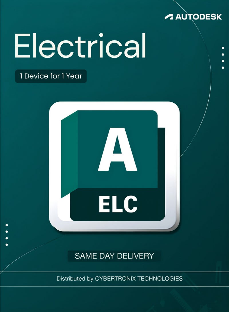 Autodesk Electrical | 1 Device for 1 Year | Digital License | SAME DAY DELIVERY