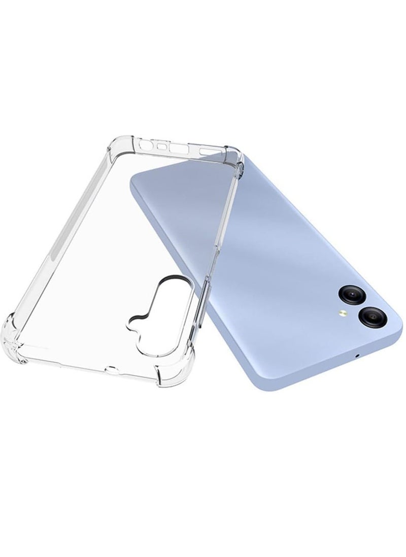Raxoom Samsung Galaxy A35 5G Case Bundle – Clear TPU Cover with 2 Screen Protectors, Shockproof Reinforced Corners - Image 3