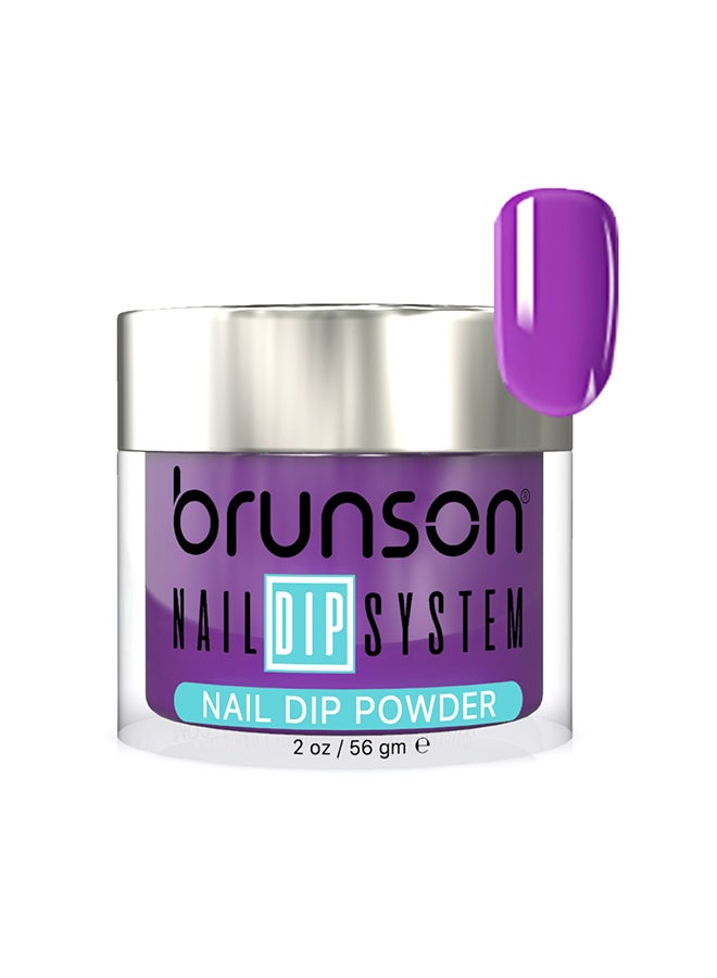 Nail Dip Powder Dip And Buff System Color 56gm, French Nail Art Starter Manicure Salon DIY At Home Odor Free And Long Lasting No Needed Nail Lamp Curing BDK021