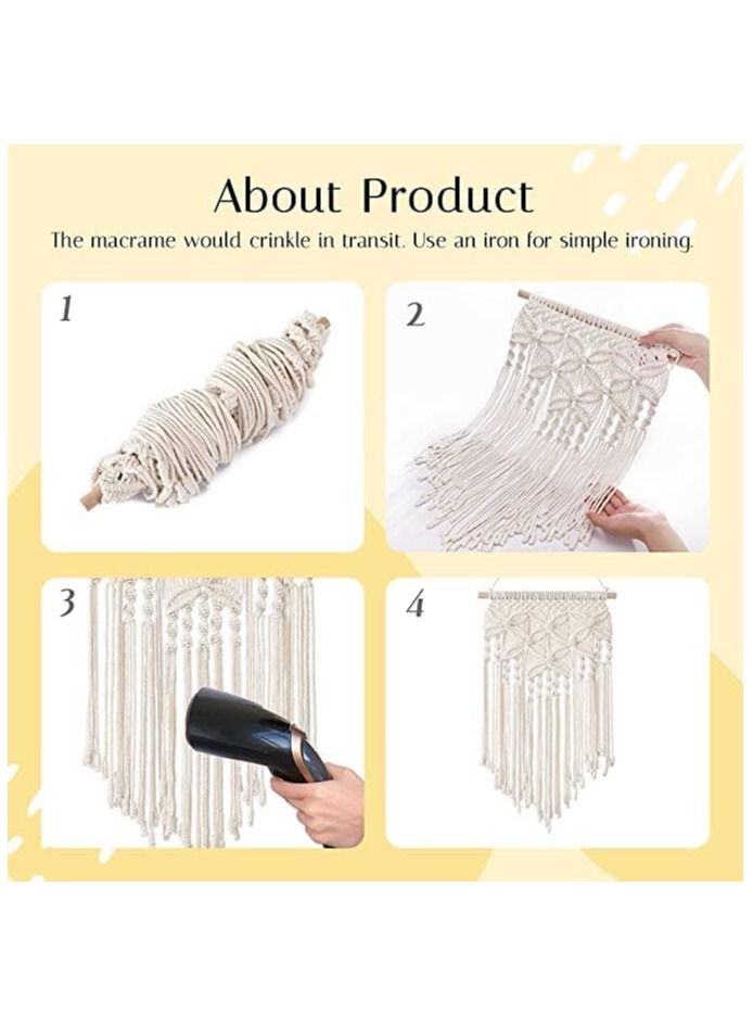 Boho Macrame Wall Hanging - Image 2