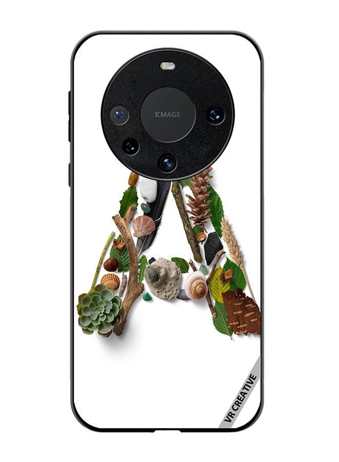 VR CREATIVE Protective Case Cover For Huawei Mate 60 Alphabet A Design Multicolour - Image 1