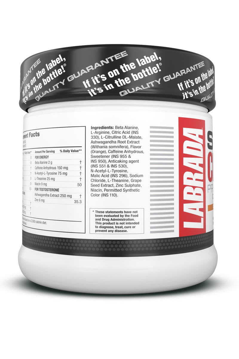 Labrada Super Charge 63 Servings 315g Orange - Image 2