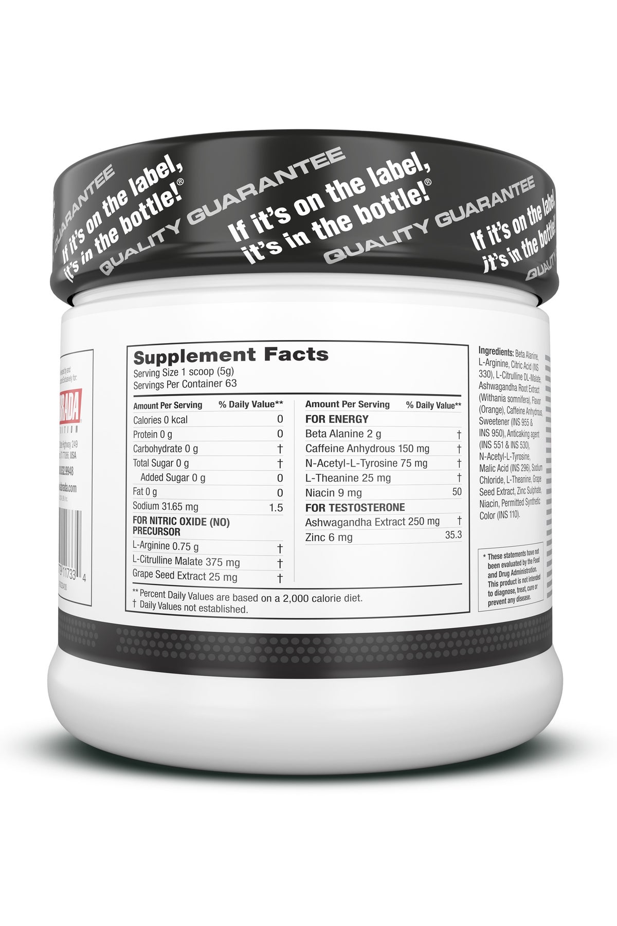 RC Yeah Buddy Green Apple Pre-Workout Powder 420g