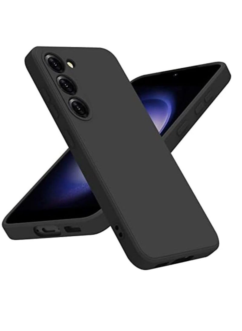 MIGOFAST Samsung Galaxy S23 Plus Soft Silicone Gelly Rubber Cover Shockproof Matte Finish Back Cover Inner Fabric Lining with Camera Protection Case Samsung Galaxy S23 Plus  Black - Image 2