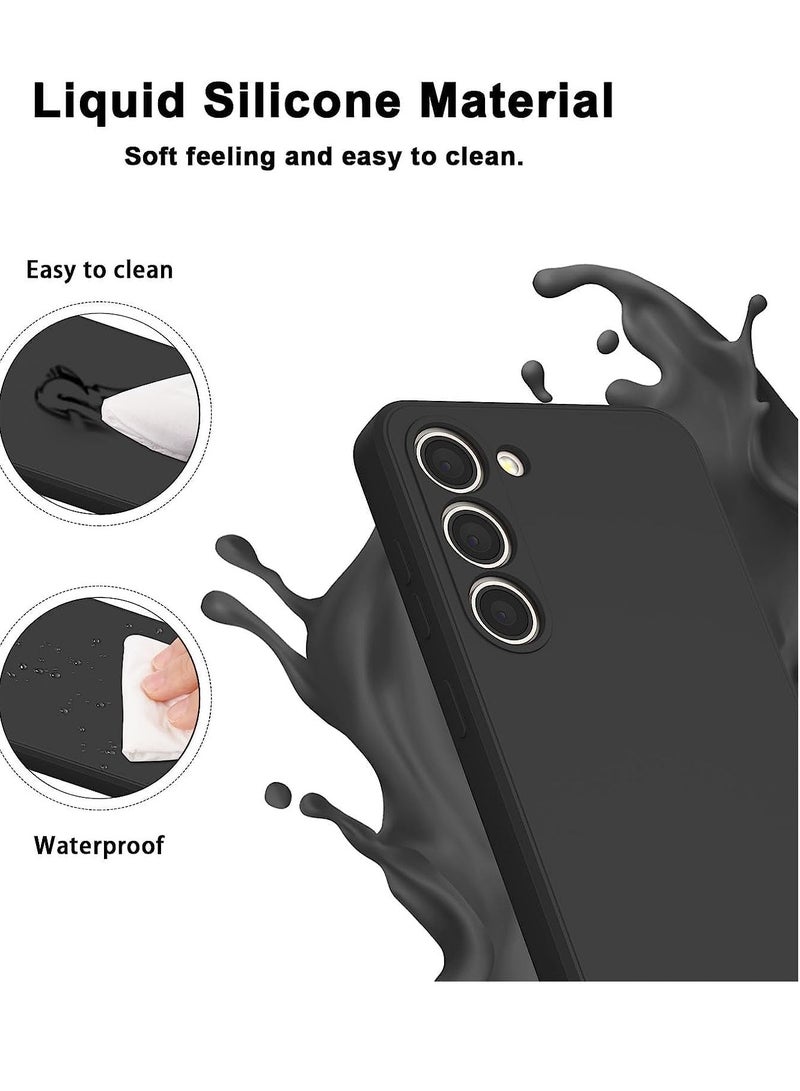 MIGOFAST Samsung Galaxy S23 Plus Soft Silicone Gelly Rubber Cover Shockproof Matte Finish Back Cover Inner Fabric Lining with Camera Protection Case Samsung Galaxy S23 Plus  Black - Image 4