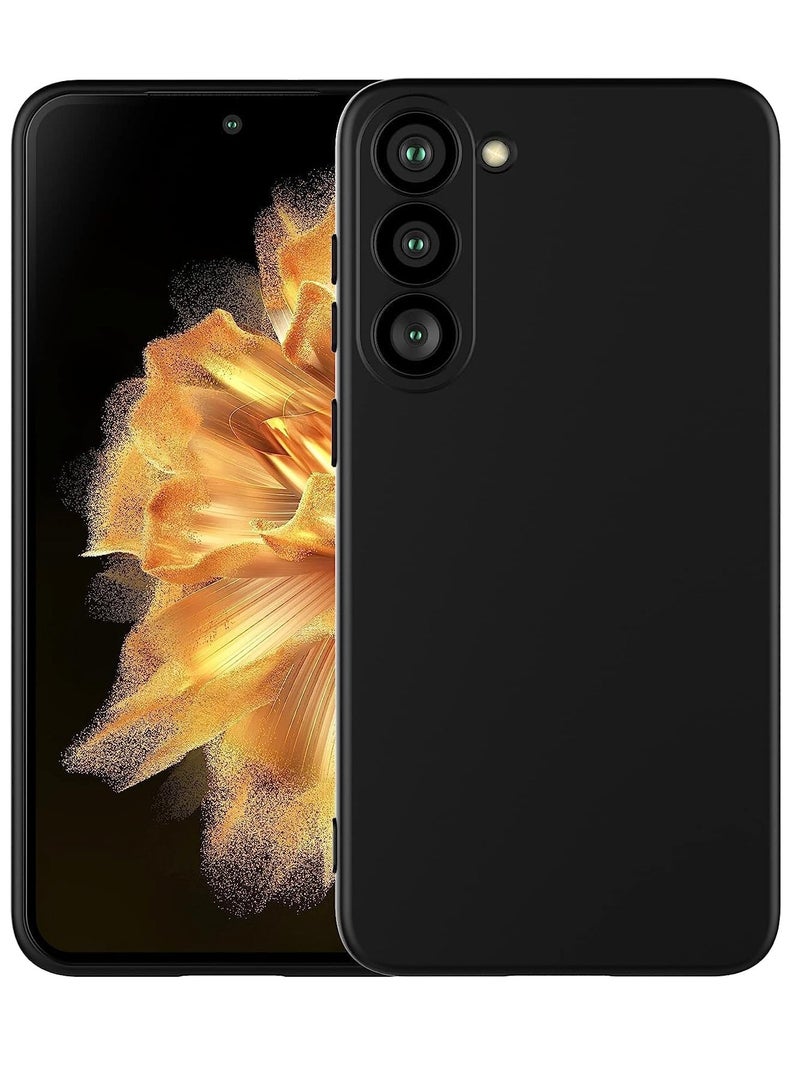 MIGOFAST Samsung Galaxy S23 Plus Soft Silicone Gelly Rubber Cover Shockproof Matte Finish Back Cover Inner Fabric Lining with Camera Protection Case Samsung Galaxy S23 Plus  Black - Image 5