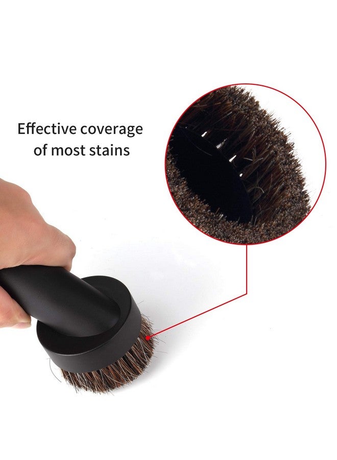 Lamoutor 4Pcs Soft Bristle Vacuum Brush Round Brush Vacuum Attachment Universal Vacuum Dust Brush for Most Vacuum Cleaners Accessories - Image 2