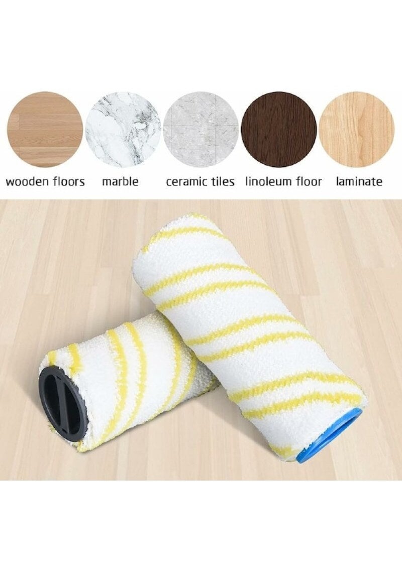 4 Spare Cylinders for Karcher FC3 FC5 FC7 Hard Floor Cleaner, Machine Washable Soft Drum, Remove and Wash in Washing Machine with Maximum Water Temperature 60°C, Replace Every 3 to 6 Months for Best Performance - Image 5
