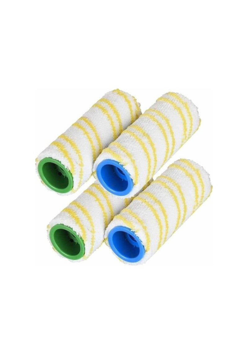 4 Spare Cylinders for Karcher FC3 FC5 FC7 Hard Floor Cleaner, Machine Washable Soft Drum, Remove and Wash in Washing Machine with Maximum Water Temperature 60°C, Replace Every 3 to 6 Months for Best Performance - Image 1