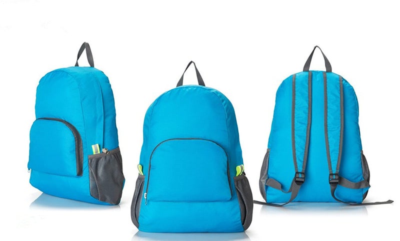 PAXLAMB Backpack Packable Foldable Ultra Lightweight Water Resistant Durable Camping Travel Hiking Daypack for Men Women (Blue) - Image 1