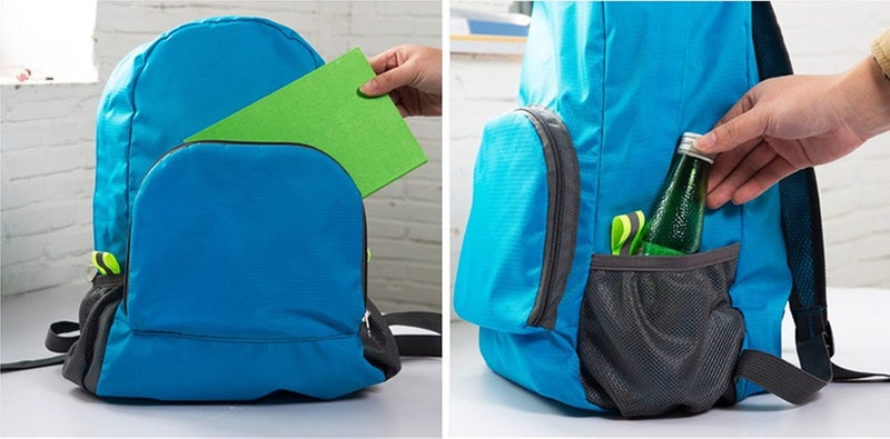 PAXLAMB Backpack Packable Foldable Ultra Lightweight Water Resistant Durable Camping Travel Hiking Daypack for Men Women (Blue) - Image 2