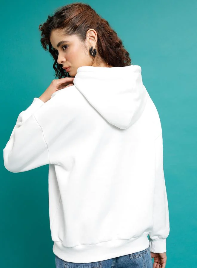 Tokyo Talkies Graphic Print Oversized Hoodie by Styli
